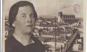 Portada de 'Crónica' de 1932 donde se habla de María Domínguez, la primera alcaldesa republicana