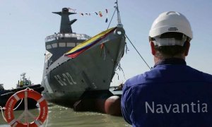 Astillero de Navantia en San Fernando (Cádiz). / EFE