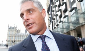 El directivo bancario Andrea Orcel, frustrado fichaje del Banco Santander como consejero delegado, en una comparecencia en el Parlamento británico, en Londres, en enero de 2013. REUTERS/Olivia Harris