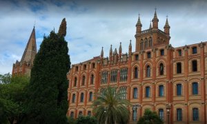 Imagen de la escuela Sant Ignasi, de los jesuitas de Sarrià. Google Maps