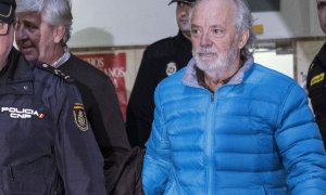 Bartolomé Cursach, bajo custodia policial cuando estaba en prisión preventiva. CATI CALDERA / EFE