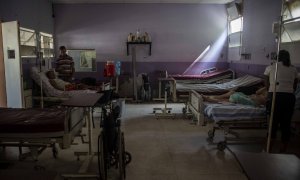 Una de las habitaciones del Hospital Oncológico Luis Razetti de Caracas, Venezuela.- JAIRO VARGAS