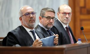 El Tribunal Superior de Justicia de Canarias comenzó este lunes el juicio contra el magistrado de la Audiencia de Las Palmas Salvador Alba. EFE