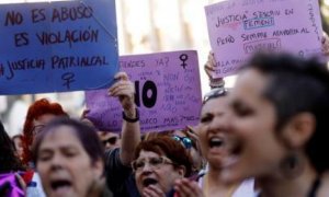 Protestas contra la violación de La Manda / EFE