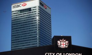 El edificio del banco HSBC en Canary Wharf, el distrito financiero de Londres. REUTERS/Hannah McKay