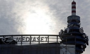 La Torre Mediaset, en la sede del grupo en Cologno Monzese, cerca de Milán. REUTERS / Stefano Rellandini