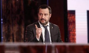 El líder soberanista de la Liga, Matteo Salvini.- EFE