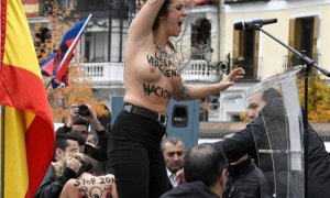 Tres activistas de Femen irrumpen en un acto de FalangeFEMEN SPAIN - Archivo