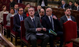 12/02/2019. / Fotografía de archivo de los líderes independentistas durante el juicio del 'procés'. / EFE - EMILIO NARANJO