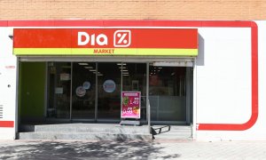 Supermercado de Dia en Madrid. E.P.