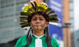 Nara Baré, líder indígena brasileña. (GREENPEACE)