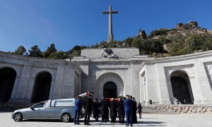 El Valle de los Caídos durante la exhumación del dictador Francisco Franco. / Europa Press