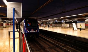 Estación de Metro Tres Olivos (Línea 10) en Madrid. / EUROPA PRESS