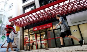 Una oficina del Banco Santander en Rio de Janeiro. REUTERS/Sergio Moraes