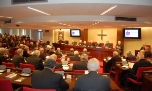 Vista de la Asamblea Plenaria de la Conferencia Episcopal, celebrada en noviembre de 2019.