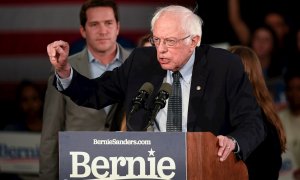 04/02/2020.- Bernie Sanders en un acto celebrado este lunes. EFE/Craig Lassing