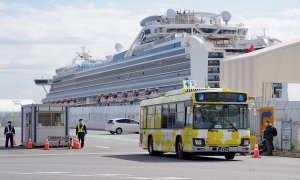 18/02/2020.- Imagen del crucero Diamond Princess, anclado en Japón por la cuarentena por el coronavirus. / EFE