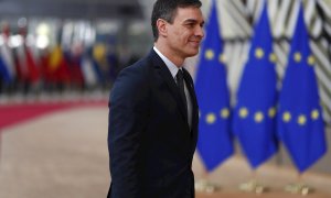 Pedro Sánchez a su llegada a la Cumbre Europea de esta tarde | EFE