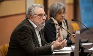 El Secretario de Salut, Joan Guix, durante la rueda de prensa. / EP