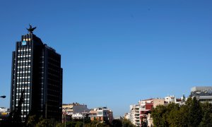 Sede de la aseguradora Mutua Madrileña en el Paseo de la Castellana de Madrid. E.P.