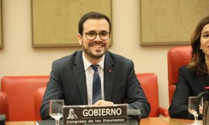 28.02.2020. El ministro de Consumo, Alberto Garzón, interviene en la Comisión de Sanidad y Consumo. Marta Fernández / Europa Press