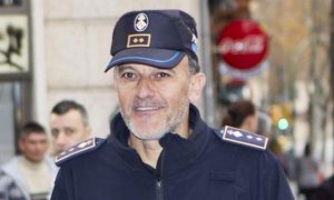 Joan Miquel Mut, en 2015, cuando fue imputado e interrogado por la jueza del Instrucción 12 de Palma, por haber expedientado a un agente con el fin de tapar irregularidades en el cuerpo.