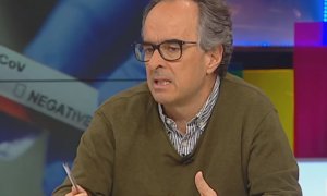 Joaquín López Contreras en una entrevista recent a TV3. CCMA