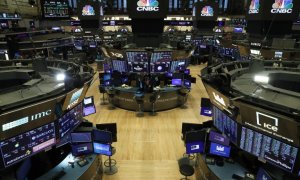 El patio de negociación de la Bolsa de Nueva York (NYSE, en sus siglas en inglés), en Wall Street. REUTERS