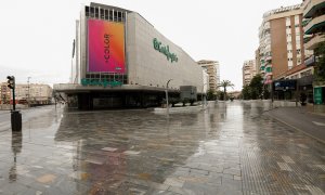 Edificio de El Corte Inglés en Murcia. E.P./Edu Botella