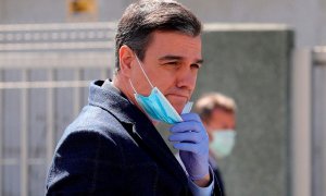 El Presidente de España, Pedro Sánchez, visitando la empresa de Seat. / EFE