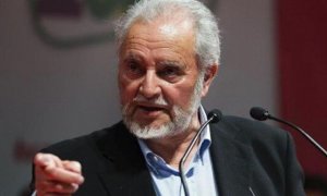 Julio Anguita,: "Alguien tiene que apretarse el cinturón, el problema es que hay gente que no tiene ese cinturón"