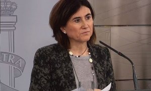 La jefa de área del Centro de Coordinación de Alertas y Emergencias Sanitarias, María José Sierra, en rueda de prensa./ Monclola/EFE