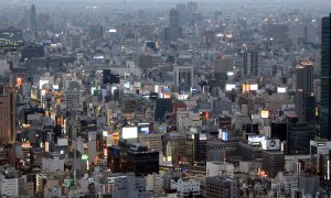 Vista del área del Gran Tokio (Japón).