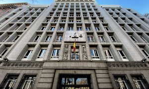 Fachada de la sede del Instituto de Crédito Oficial (ICO), en el madrileño Paseo del Prado. E.P.