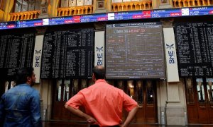 El interior de la Bolsa de Madrid. REUTERS/Andrea Comas