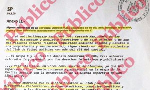 Comienzo del segundo anexo del informe que elaboró el comisario Villarejo para el capo balear Cursach, a cambio de más de medio millón de euros.