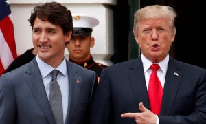 Trudeau y Trump en la Casa Blanca. REUTERS / Archivo