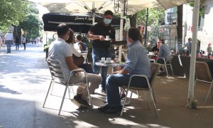 Imatge d'una terrassa de la Rambla de Barcelona. ACN / AINA MARTÍ