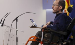 El portavoz de Unidas Podemos en el Congreso, Pablo Echenique. - EFE