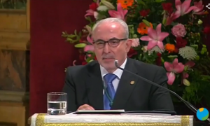 El presidente de la  Universidad Católica de Murcia, José Luis Mendoza,. /CAPTURA