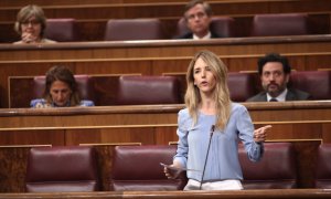 La portavoz del Partido Popular, Cayetana Álvarez de Toledo, durante la sesión del control al Gobierno en el Parlamento. / Europa Press / Archivo