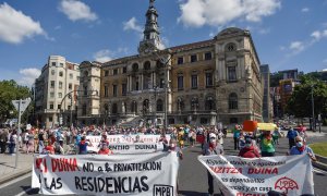 Manifestación pensionistas por coronavirus