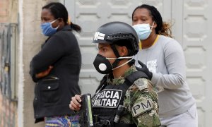 Siete militares colombianos acusados de violar a una niña indígena de 12 años. EFE/Mauricio Dueñas Castañeda/Archivo