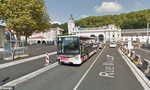 Modelo de autobús que opera en la localidad de Bayona.- GOOGLE