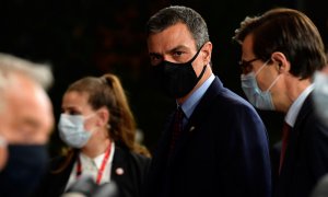 Pedro Sánchez durante la cumbre europea.- REUTERS