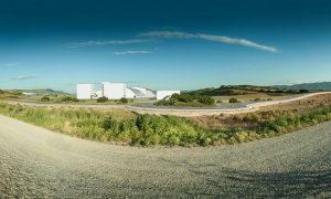 Simulación de las futuras instalaciones de Geoalcali en Mina Muga./ GEOALCALI