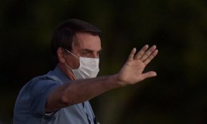 En la imagen, el presidente de Brasil, Jair Bolsonaro. EFE/Andre Borges