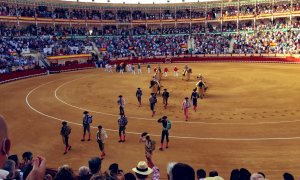 Corrida de toros en la Plaza del Puerto de Santa María en Cádiz. / Twitter Isabel Benjumea