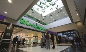 Un establecimiento de El Corte Inglés, en un centro comercial.