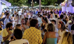 Ambiente de la pasada noche en un local nocturno del Puerto de Ibiza / EFE/ Sergio G. Cañizares